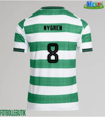 Celtic Benjamin Nygren #8 Hemmatröja 2025-26 Kortärmad